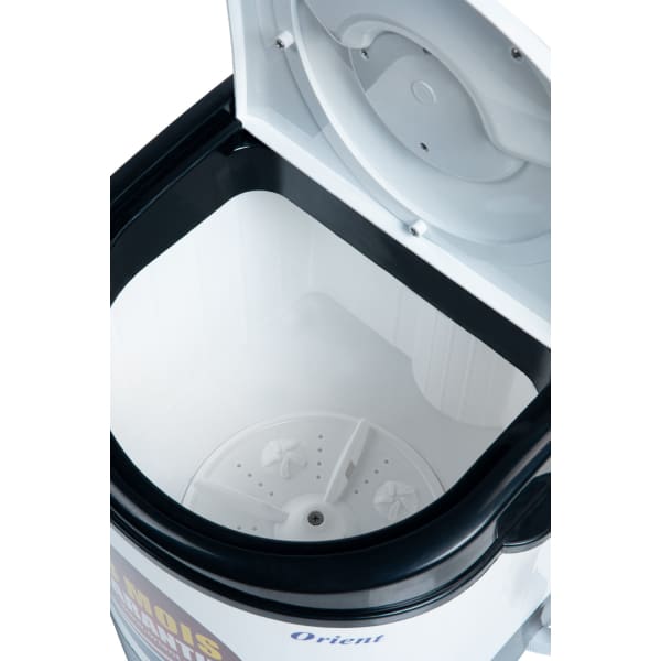 Machine à laver ORIENT 3.5 KG semi automatique Blanc & Noir Machine à laver ORIENT 3.5 KG semi automatique Blanc & Noir